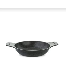 Resim Kendinden Saplı 18 cm Gri Güveç Sahan, Şık ve Kullanışlı Mutfak Gereci 