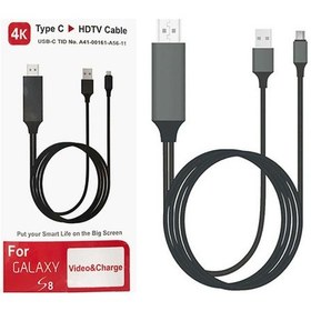 Resim Type-C Hdmı Kablo Kırmızı Kutulu-Siyah 