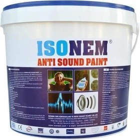 Resim İsonem Anti Sound Paint Ses Yalıtım Boyası 18 Lt 
