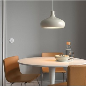 Resim IKEA Vaxjö Sarkıt Lamba, Bej Rengi, Yemek Masası, Bar Masası, 38 Cm 