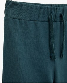 Resim Koton Pamuklu Dinozor Baskılı Beli Bağcıklı Jogger Eşofman Altı Lacivert 6wmb40105tk Lacivert 