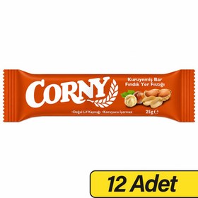 Resim Corny Yer Fıstıklı ve Fındıklı Kuruyemiş Bar 25 g x 12 adet 