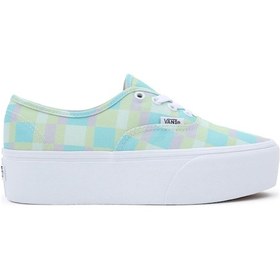 Resim Vans Ua Authentic Stackform Kadın Sneaker-yeşil Yeşil 