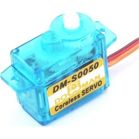 Resim Dm-S0050 Servo Motor Rc Doman Mikro Plastik Dişli 1Kg.Cm Tork 