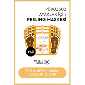 Resim Mjcare Miracle Foot Peeling Pack - Mjcare Çorap Tipi Ayak Peeling Maskesi 3'lü 