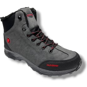 Resim Jagulep 4058-26 Anatomik Içi Kürklü Outdoor Erkek Bot Füme Siyah 45-47 