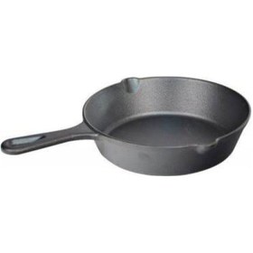 Resim Campout 10 Inch Emaye Kaplı Döküm Tava Siyah 