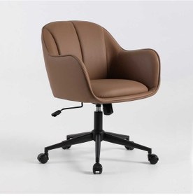 Resim Milano Çalışma Koltuğu - Kahverengi 60x80-88x62 Cm Kahverengi 