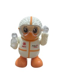 Resim Robot Pilli Işıklı Sesli Müzikli Medical Dancing Robot 18 Cm Robot 