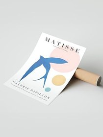 Resim Zestia Çerçevesiz Poster, Uçan Kuş Figürü - Matisse Galeri, Salon Dekoru Poster No: 101935 21 x 30 