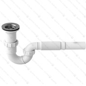 Resim DESIPHON ‘S’li Körüklü Sifon | Koku Önleyici, Esnek Bağlantılı, Kolay Montajlı Lavabo Sifonu 