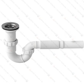 Resim DESIPHON ‘S’li Körüklü Sifon | Koku Önleyici, Esnek Bağlantılı, Kolay Montajlı Lavabo Sifonu 
