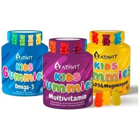 Resim Atavit Omega 3 60 Tablet , Multivitamin 60 Tablet + D3 K2 Magnezyum 60 Tablet 