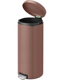 Resim Brabantia Newıcon Satın Taupe Pedallı Çöp Kutusu 30lt Rose 