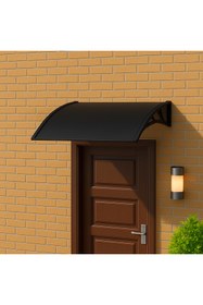 Resim Genel Markalar COSMOS Kapı Pencere Üstü Pratik Sundurma 105x120 - Siyah 