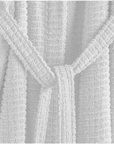 Resim English Home Chequer Pamuk Bornoz L-xl Beyaz Beyaz 