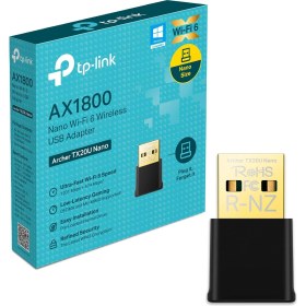 Resim Storemax TX20U, AX1800 Mbps, Çift Bant, Mu-Mımo, USB 2.0, Wpa3, Windows 10/11 Uyumlu, Wi-Fi 6 USB Adaptör 