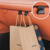 Resim 2/4 Adet Akıcı Araba Depolama Kancaları - Kompakt Duvara Monte Eldiven Kutusu ve İç Aksesuar Düzenleyici, Dayanıklı Plastik 