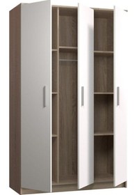 Resim Ajda Giyinme Dolabı - Çok Amaçlı Dolap - Gardırop 120 Cm-3 Kapaklı 