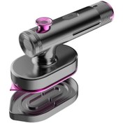 Resim Vkemall 60ml Su Depolayıcıklı 20s Ön Isıtmalı Mini Dikey Buhar Ütü, 90 Döner Kollü, Kuru/ıslak Ütüleme, 40w, Mor-gri, 220v Avrupa Tipi 