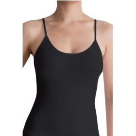 Resim The Don Organic Blended Bayan Camisole - Ip Askılı Atlet Siyah 