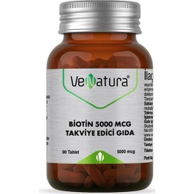 Resim Venatura Biotin 5000 Mcg 90 Tablet 