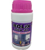 Resim Rolix Lavabo Aç Asit Tıkanık Lavabo Açma 1kg Tuvalet Wc Açar Kimyasal Ilaç 