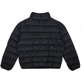 Resim Siyah Logolu Unisex Çocuk Mont 