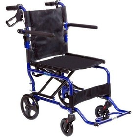 Resim Hafif Çantalı Refakatçı Frenli Transfer Özellikli Tekerlekli Sandalye 