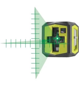 Resim RYOBI RBCLLG2 Çapraz Lazer Metre Profesyonel Lazer Şakül 15 Metre Yeşil 