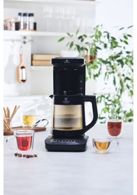 Resim Karaca Robotea Pro 4 in 1 Konuşan Renkli Camlı Çay Makinesi 