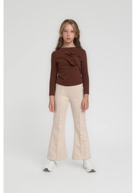 Resim Xo Kids Kız Çocuk Pantolon 5-9 Yaş 36069 Taş Rengi 