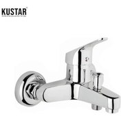 Resim Kustar Krom Aç Kapa Mix Banyo Duş Bataryası Krom 