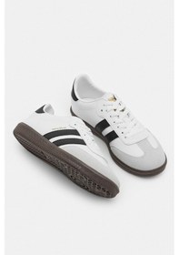 Resim Tonny Black Kadın Beyaz Siyah Termo Taban Yanı Şeritli Bağcıklı Spor Ayakkabı Tbzer020 232 Beyaz Siyah Beyaz - Siyah | Unisex 