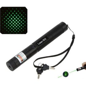 Resim IŞIK Single Sword Yeşil Laser Pointer (Lazer İşaretleyici), Güçlü ve Uzun Menzilli 