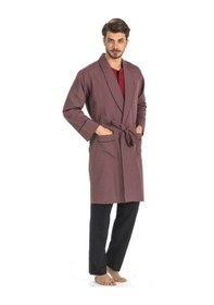 Resim Pierre Cardin 5li Penye Robdöşambr Damat Pijama Set 5560 Lacivert 