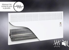 Resim EPK4590E25B Beyaz 2500 W Dijital Konvektör Isıtıcı 