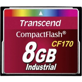 Resim Transcend CF170 Industrial CompactFlash 8 GB CF Hafıza Kartı 