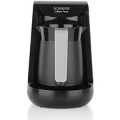 Resim 2SE100-25002-SIY02 Coffee Point 500 W Siyah Türk Kahve Makinesi Schafer