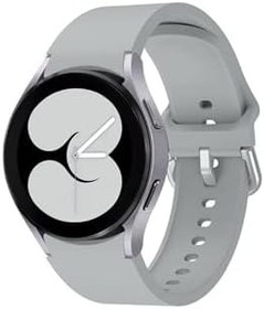 Resim Samsung Galaxy Watch 7 44 mm Kayış Orijinal Kavis Tasarımlı Silikon Kordon Gri 