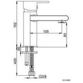 Resim Ar Liona Lavabo Bataryası 102108963 Pirinç Krom 