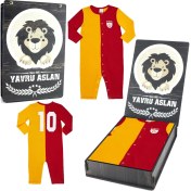 Resim Galatasaray Orijinal Uzun Kol Bebek Body Tulum Ahşap Kutulu 
