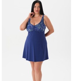 Resim 4043my Elbiseli Mayo Lacivert Çok Renkli 