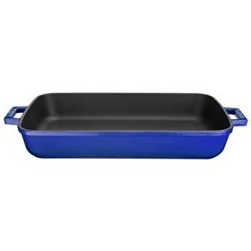 Resim Lava Döküm 26x40 CM Dikdörtgen Mavi Fırın Tepsisi LV P TP 2640 K0 B 
