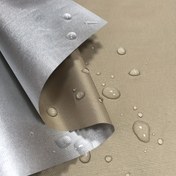 Resim 1 adet 1m/39.38 inç Düz Renk Gümüş Kaplamalı Kumaş Güneşlik Yalıtım Polyester Tafta Astar Çadır Şemsiye Tamir Bezi 35g/m² 