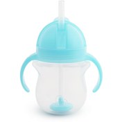 Resim Munchkin Tıklama Kilitli Uçlu Alıştırma Bardağı, 6ay+207ml Mavi 