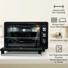 Resim Conti CMF-501 Bakeon 42 Lt Fırın Siyah 