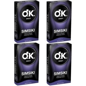 Resim Okey 4 Kutu Okey Prezervatif Sımsıkı | Daha Etkili Kavramalı 10 Adet Prezervatif 