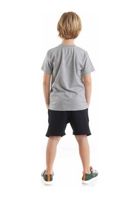 Resim Denokids Korsan Timsah Erkek Çocuk T-shirt Şort Takım Çok Renkli 