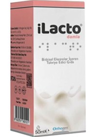 Resim Ilacto Damla Bitkisel Ekstreler İçeren Anne Sütü Gıda T 